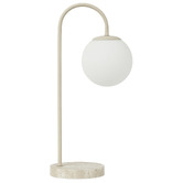 Maddison Lane Keira Beige Travertine Table Lamp