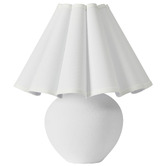 Maddison Lane Osian White Ceramic &amp; Iron Table Lamp