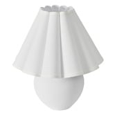 Maddison Lane Osian White Ceramic &amp; Iron Table Lamp