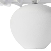 Maddison Lane Osian White Ceramic &amp; Iron Table Lamp