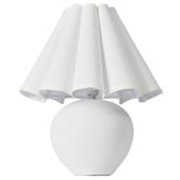 Maddison Lane Osian White Ceramic &amp; Iron Table Lamp