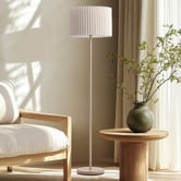 Maddison Lane Kyran Beige Iron Floor Lamp