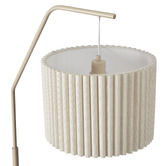 Maddison Lane Cantu Beige Iron Floor Lamp