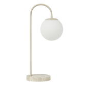 Maddison Lane Keira Beige Travertine Table Lamp