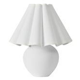Maddison Lane Osian White Ceramic &amp; Iron Table Lamp