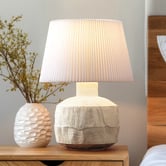 Maddison Lane Arabella White Ceramic Table Lamp