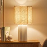 Maddison Lane Pittman Beige Ceramic Table Lamp