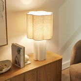 Maddison Lane Pittman Beige Ceramic Table Lamp