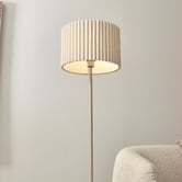 Maddison Lane Kyran Beige Iron Floor Lamp