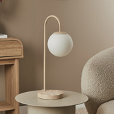 Maddison Lane Keira Beige Travertine Table Lamp