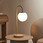 Maddison Lane Keira Beige Travertine Table Lamp