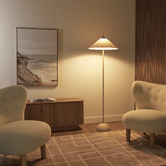 Maddison Lane Russo Marble &amp; Iron Floor Lamp