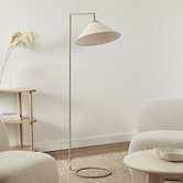 Maddison Lane Garner Beige Iron Floor Lamp