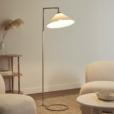 Maddison Lane Garner Beige Iron Floor Lamp