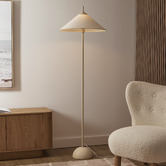 Maddison Lane Russo Marble &amp; Iron Floor Lamp