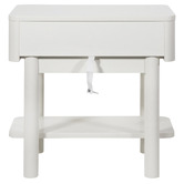 Maddison Lane White Thalia Bedside Table