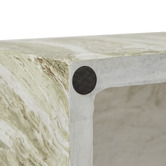 Maddison Lane Mara Rectangular Marble-Look Coffee Table