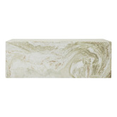 Maddison Lane Mara Rectangular Marble-Look Coffee Table