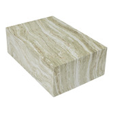 Maddison Lane Mara Rectangular Marble-Look Coffee Table