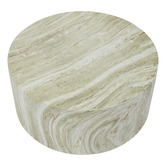 Maddison Lane Mara Round Marble-Look Coffee Table