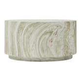 Maddison Lane Mara Round Marble-Look Coffee Table
