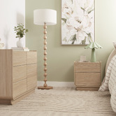 Maddison Lane Riley 2 Drawer Bedside Table