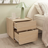 Maddison Lane Riley 2 Drawer Bedside Table