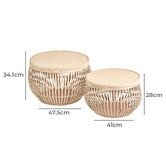 Maddison Lane Sara Bamboo Coffee Tables