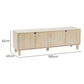 Maddison Lane Lucian 4 Door Entertainment Unit