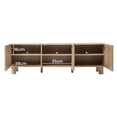 Maddison Lane Ainar 3 Door Entertainment Unit