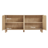 Maddison Lane Lucian 4 Door Sideboard Buffet