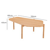 Maddison Lane Carsyn Asymmetric Coffee Table