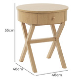 Maddison Lane Layla 1 Drawer Side Table