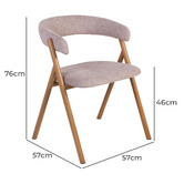Maddison Lane Kaia Chenille Dining Chairs