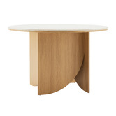 Maddison Lane Dania Travertine-Look Dining Table