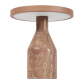 Maddison Lane Naomi Terracotta Iron &amp; Marble LED Touch Table Lamp
