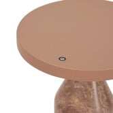Maddison Lane Naomi Terracotta Iron &amp; Marble LED Touch Table Lamp