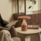 Maddison Lane Naomi Terracotta Iron &amp; Marble LED Touch Table Lamp