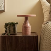 Maddison Lane Naomi Terracotta Iron &amp; Marble LED Touch Table Lamp