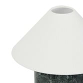 Maddison Lane Callie Emerald Linen &amp; Marble Table Lamp