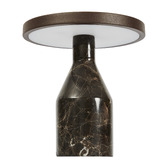 Maddison Lane Naomi Cocoa Iron &amp; Marble LED Touch Table Lamp