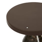 Maddison Lane Naomi Cocoa Iron &amp; Marble LED Touch Table Lamp