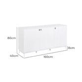 Maddison Lane Keola 3 Door Sideboard Buffet