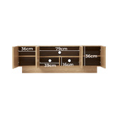 Maddison Lane Cedric 4 Door Entertainment Unit