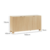 Maddison Lane Marco 3 Door Sideboard Buffet