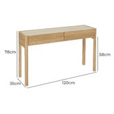 Maddison Lane Koa Console Table