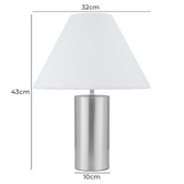 Maddison Lane Theodore Iron &amp; Linen Table Lamp