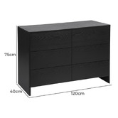 Maddison Lane Olivia 6 Drawer Chest