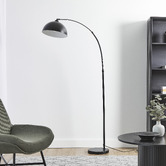 Maddison Lane Makena Arched Iron Floor Lamp