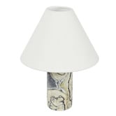 Maddison Lane Ziva Jade Linen &amp; Marble Table Lamp